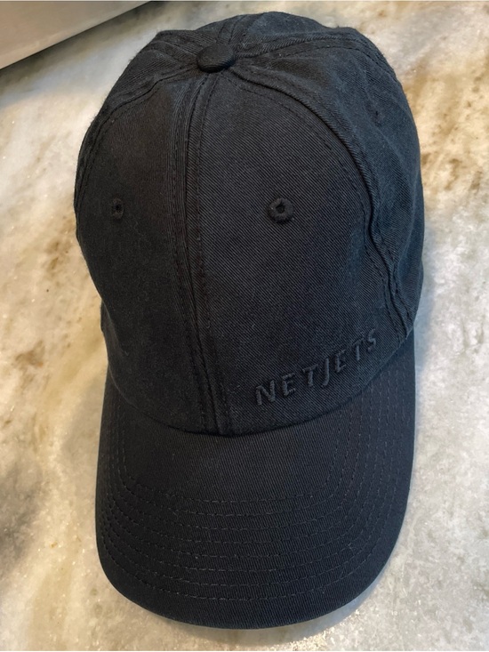 Netjets Black Unisex Hat Ballcap